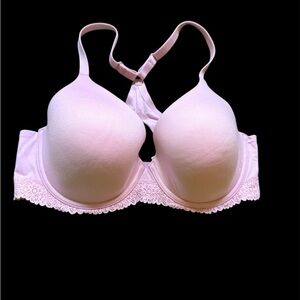 Aerie Lace Trimmed Pink Racer back Bra